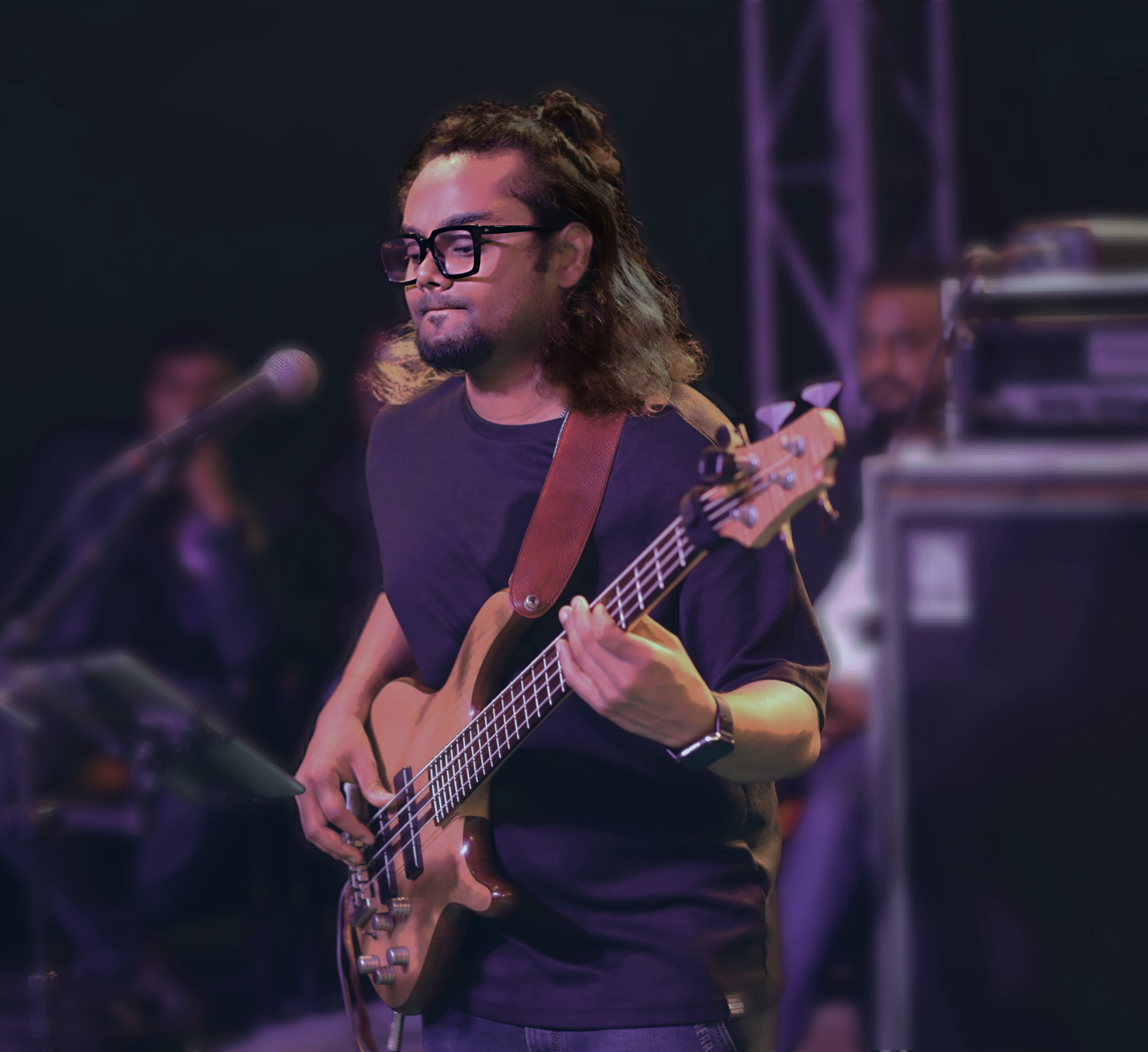 Drums under the lights